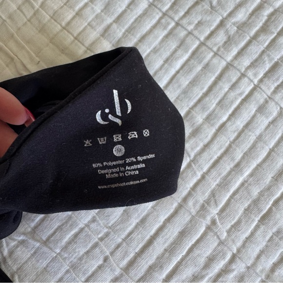 Crop Shop Boutique CSB Eva Crop in Black Size Medium VGUC - Picture 4 of 4